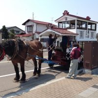 喜多方の蔵馬車が期間限定復活!